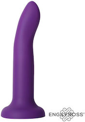 Engily Ross Glass Dildo With Suction Cup Purple 14cm Engily Ross Glass Dildo With Suction Cup Purple 14cm