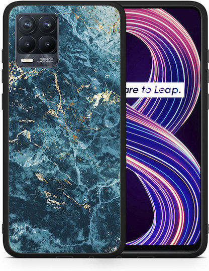 Smartfits Marble Blue Задна корица Син (OnePlus 8 ProRealme 8/8 Pro)