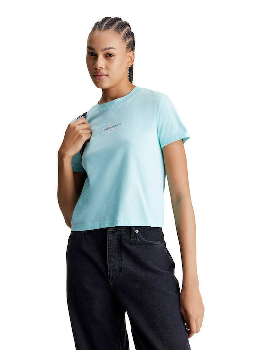 Calvin Klein Feminin Tricou Turcoaz