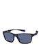 Polaroid Men's Sunglasses with Black Plastic Frame and Blue Lens PLD2153/S 0VK/C3