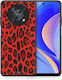 Smartfits Animal Red Leopard Back Cover Red (Huawei Nova Y90) 7606898950299_43228894855323