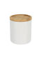 Atmosphera Cotton Holder made of Resin White