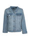 Geacă Denim Pentru Copii Albastră