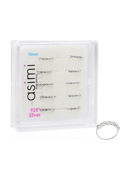 Asimi Body Piercing Σκουλαρίκι Clicker Μύτης 10mm Asimi Body Piercing Σκουλαρίκι Clicker Μύτης 10mm