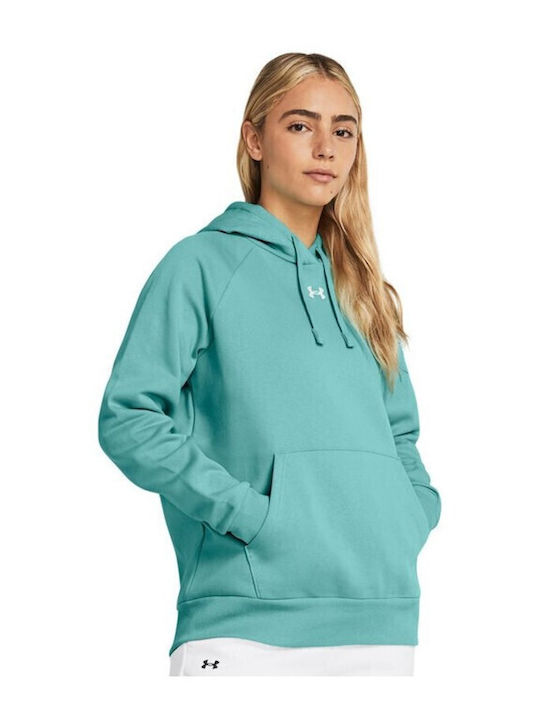 Under Armour Rival Damen Sweatshirt Kapuzen Grün