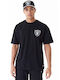 New Era T-shirt Bărbătesc cu Mânecă Scurtă Negru