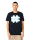 T-shirt Navy Μπλε