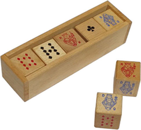 Επιτραπέζιο Παιχνίδι Poker 5 Dice In Box για 2-6 Παίκτες