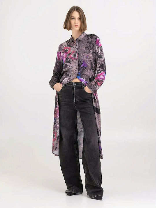Maxi Σεμιζιέ Φόρεμα Floral