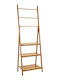 Bakaji Wooden Wall-Mounted Bathroom Shelf 53x31x153cm