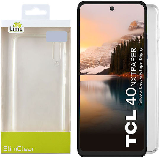Lime Back Cover Σιλικόνης Διάφανο (TCL 40 NxtPaper 5G)