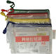 Next Folder Transparent with Zipper for Paper A6
