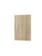 Alphab2b Modest Rectangular Side Made of Chipboard Sonoma 58x82x1.6cm SPLO820M01