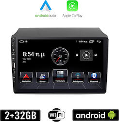 Kirosiwa Car-Audiosystem für Fiat Ducato 2006-2014 (Bluetooth/USB/WiFi/GPS/Apple-Carplay/Android-Auto) mit Touchscreen 9"