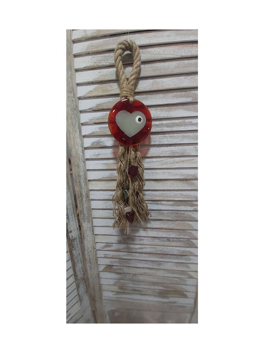 Γκρί Hanging Lucky Charm Heart 1pcs