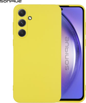 Sonique Galaxy Back Cover Σιλικόνης Κίτρινο (Samsung Galaxy A55 5G)