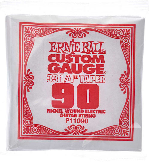 Ernie Ball Μονή Χορδή Nickel Wound Ηλεκτρικής Κιθάρας 90"