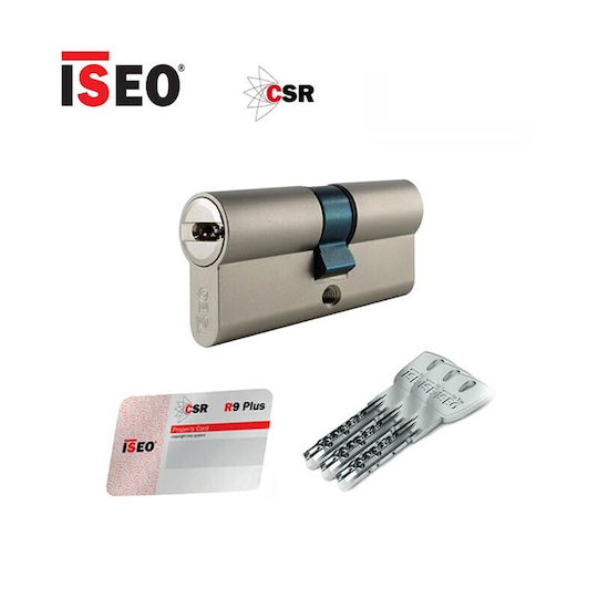 ISEO Cilindru de Încuietoare De Securitate Csr R90 Argintiu