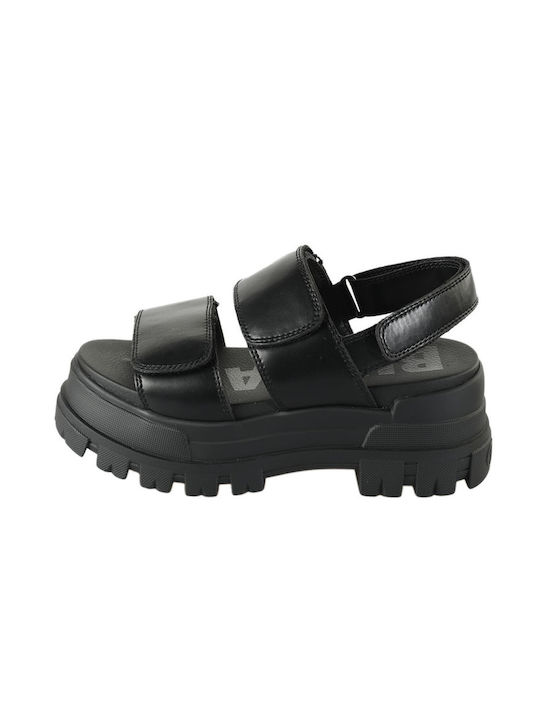 Buffalo Women's Flat Sandals in Black Color