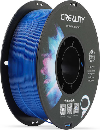 Creality3D TPU 3D Printer Filament 1.75mm Blue 1kg 1pcs Spool