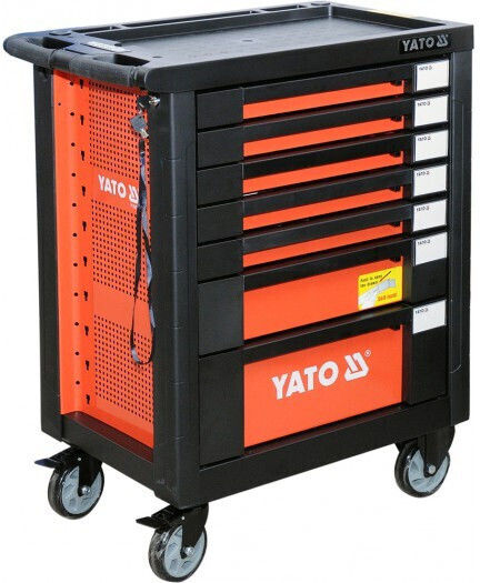 Yato Количка за инструменти с 7 чекмеджета и 211 инструменти