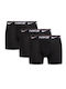 Men's Boxers Black with Patterns 3Pack