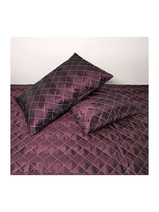 Coverlet Queen Size Eggplant 220x240cm