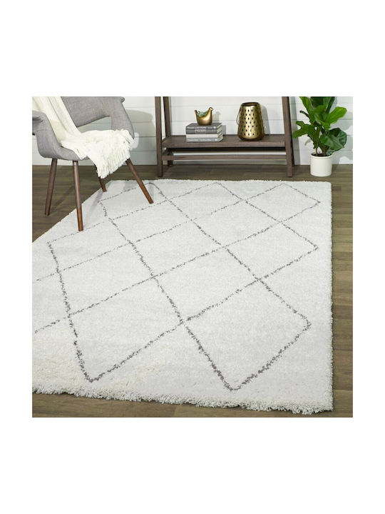 Saray Home Moroccan Teppich Rechteckig Zottelig...