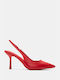 Luigi Pointed Toe Red Heels