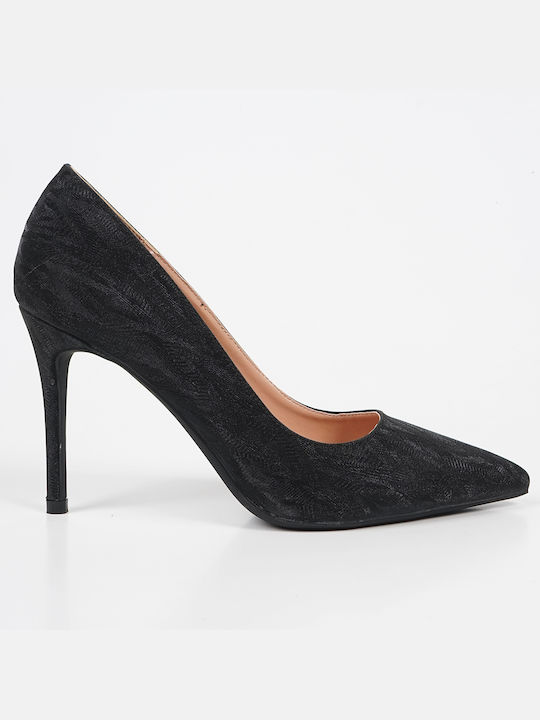 Piazza Shoes Pointed Toe Black Heels