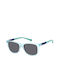 Polaroid Sonnenbrillen mit Blau Rahmen und Gray Polarisiert Linse PLD8058/S MVU/M9
