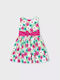 Mayoral Kids Dress Floral Fuchsia