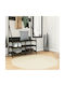 vidaXL Huarte Rug Round Cream