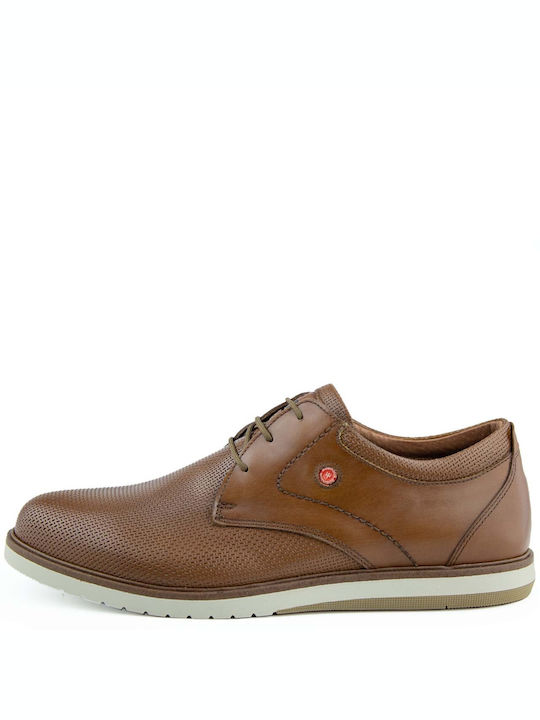 Robinson Men's Leather Casual Shoes Brown