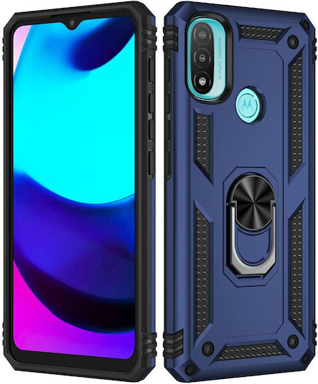 Erbord Back Cover Μεταλλικό Μπλε (Moto E20)