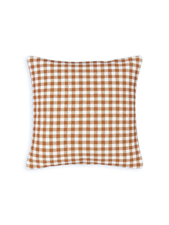 La Redoute Dekorativer Kissenbezug aus 100% Baumwolle Plaid 40x40cm.