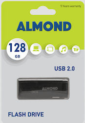 Almond Prime 128GB USB 2.0 Stick Μαύρο