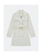 Guess Kids Trench Coat Long ecru