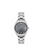 Vogue Mini Watch with Silver Metal Bracelet