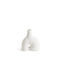 La Redoute Interieurs Vază Decorativă Ceramică Alb 12.2x13cm 1buc