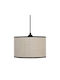 Fylliana Alok Pendant Light Beige Grid with Socket E27 30cm