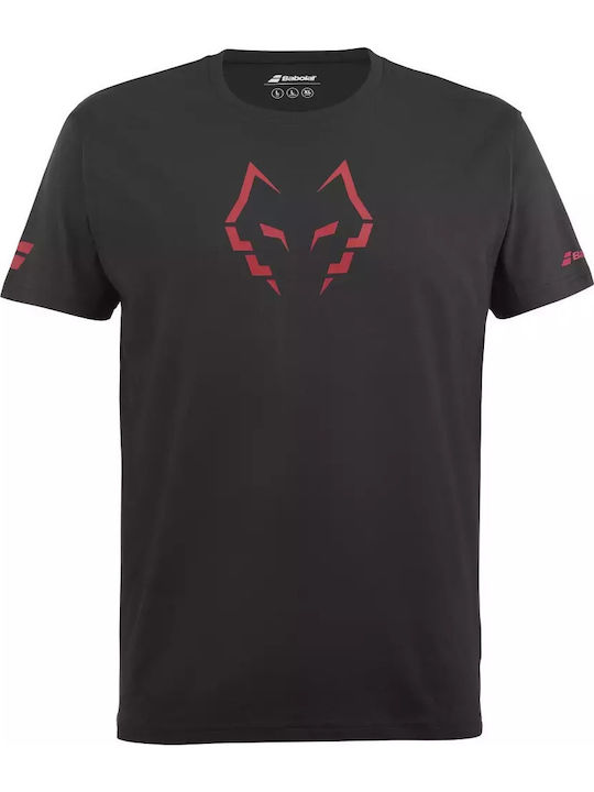 Babolat 6MS24442-2000 Men's Black Tennis Shirt