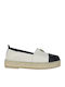 Women's Leather Espadrilles White