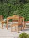 Teak Garten- und Outdoor-Möbelset Für Klassische Veranda 5 Stück