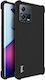 Imak Umschlag Rückseite Silikon Schwarz (Motorola Edge 30 Fusion)