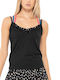 Bluze Damă Lingerie Top Negru