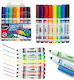 Derform Neon Zeichenmarker 1mm Dicke Dünne Set 8Stück