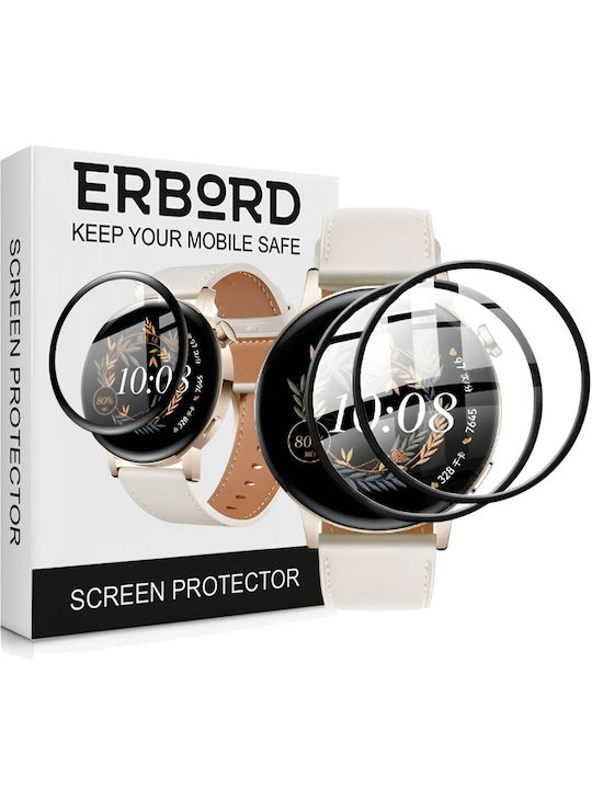 Erbord Full Face Tempered Glass pentru Huawei Watch GT 3 42mm 1buc