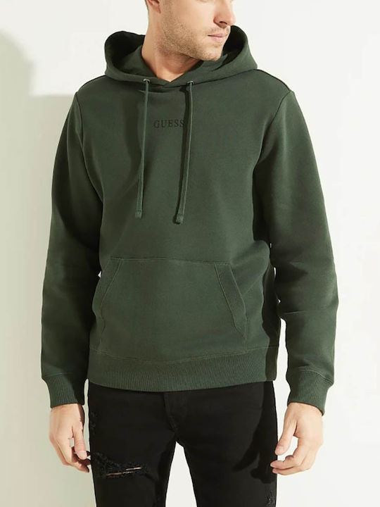 Guess Herren Sweatshirt mit Kapuze und Taschen ...