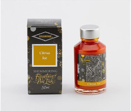 Diamine Ανταλλακτικό Μελάνι για Πένα Κίτρινο 50ml